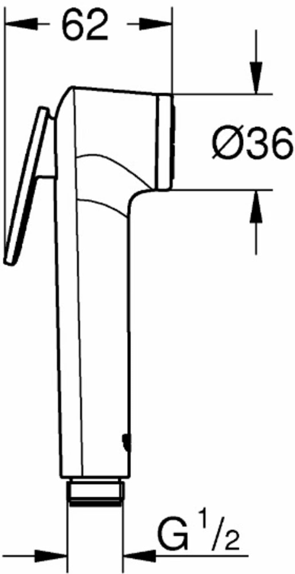 Grohe Tempesta-F 30 Trigger Spray Handdouche – Voor Hygiënische Reiniging met Comfort en Stijl