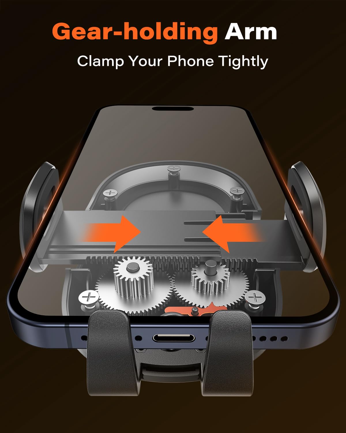 APPS2Car Auto Telefoonhouder, Dashboard Voorruit Stevige Zuigbeker Telefoonhouder, 360° Universele Telefoonhouder voor Auto Compatibel voor 4.7-6.8" iPhone 12/11/Pro, Samsung S21 en meer.