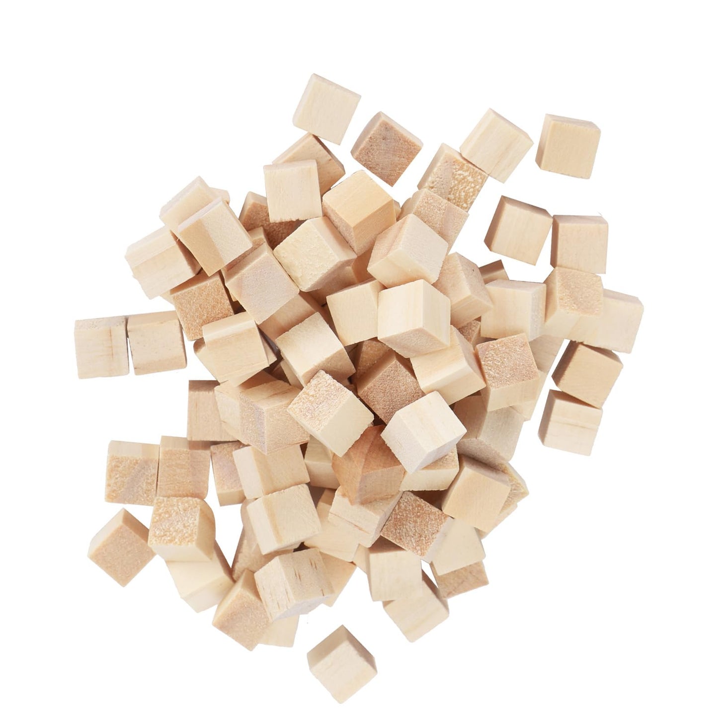 Houten Blokken Vierkant 100 Stks/pak 10 Mm Veilig Materiaal Onafgewerkte Kubussen Educatief Handwerkspeelgoed