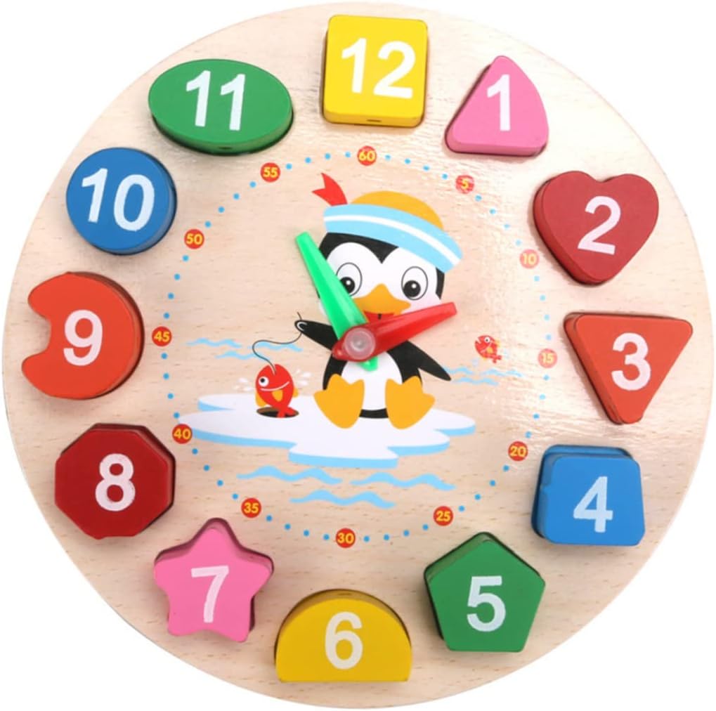 Abaodam 1 Set Speelgoed Puzzels Educatieve Puzzel Kralen Bamboe Kind Schoolspullen