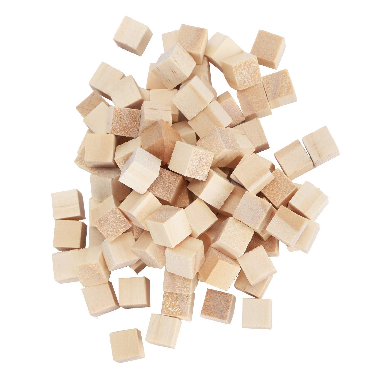 Houten Blokken Vierkant 100 Stks/pak 10 Mm Veilig Materiaal Onafgewerkte Kubussen Educatief Handwerkspeelgoed