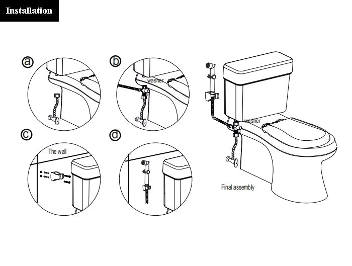 Design Comfort Toilet Handdouche
