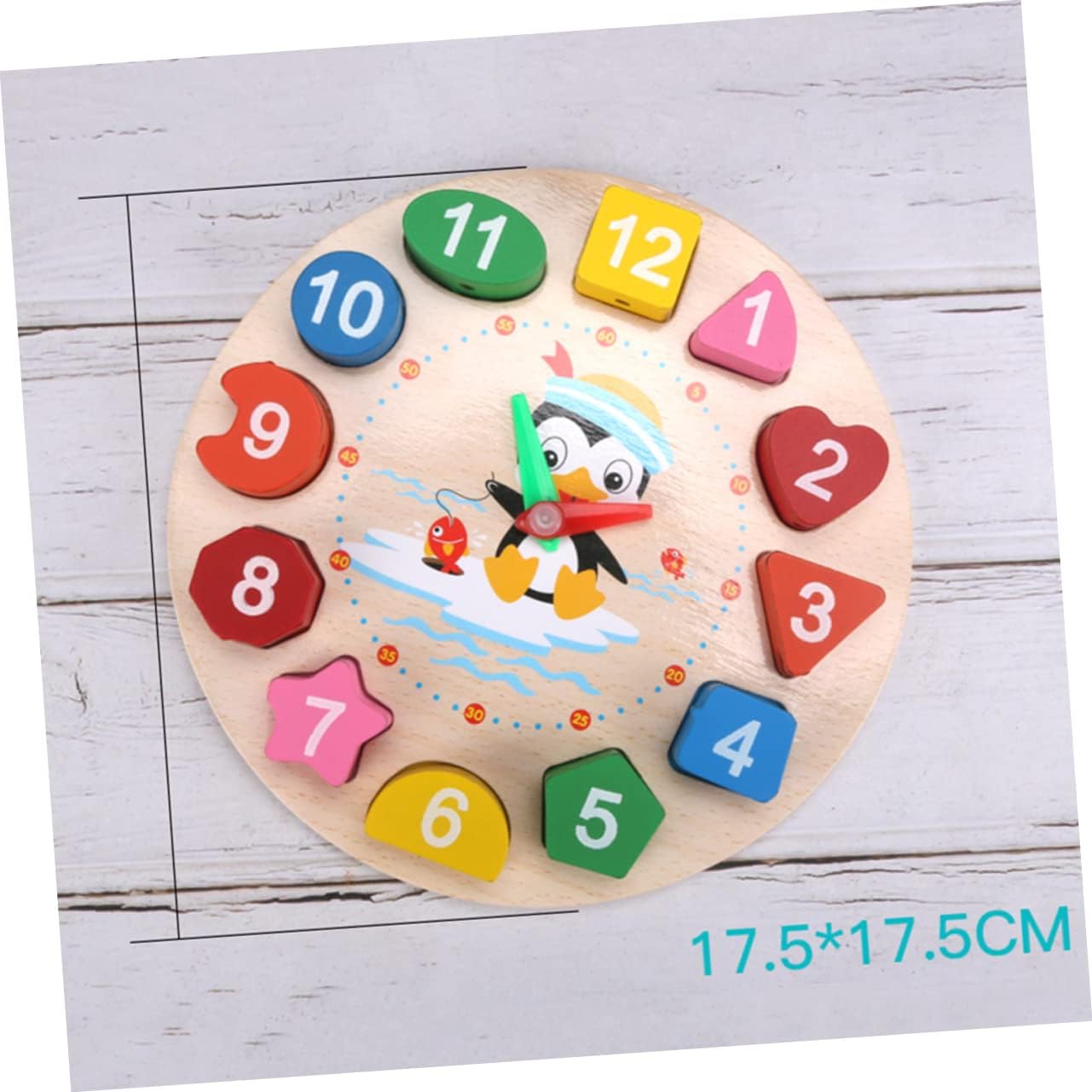 Abaodam 1 Set Speelgoed Puzzels Educatieve Puzzel Kralen Bamboe Kind Schoolspullen