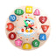 Abaodam 1 Set Speelgoed Puzzels Educatieve Puzzel Kralen Bamboe Kind Schoolspullen