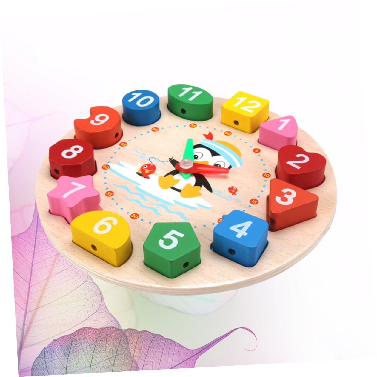 Abaodam 1 Set Speelgoed Puzzels Educatieve Puzzel Kralen Bamboe Kind Schoolspullen