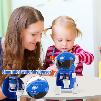 -waterdispenser voor kinderen - Robotvormig klein waterdispenserspeelgoed - Veilig en educatief cartoonwaterdrinkspeelgoed Leuk cadeau voor jongens en meisjes met Kerstmis Jomewory