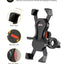 Grefay Fiets Telefoonhouder Universele Fiets Motorfiets Mobiele Telefoonhouder Smartphonehouder Klem 360 Draaibaar, Voor en Alle 3,5-6,5 Inch Mobiele Telefoons