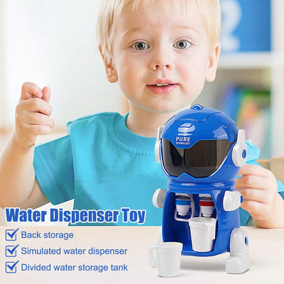 -waterdispenser voor kinderen - Robotvormig klein waterdispenserspeelgoed - Veilig en educatief cartoonwaterdrinkspeelgoed Leuk cadeau voor jongens en meisjes met Kerstmis Jomewory