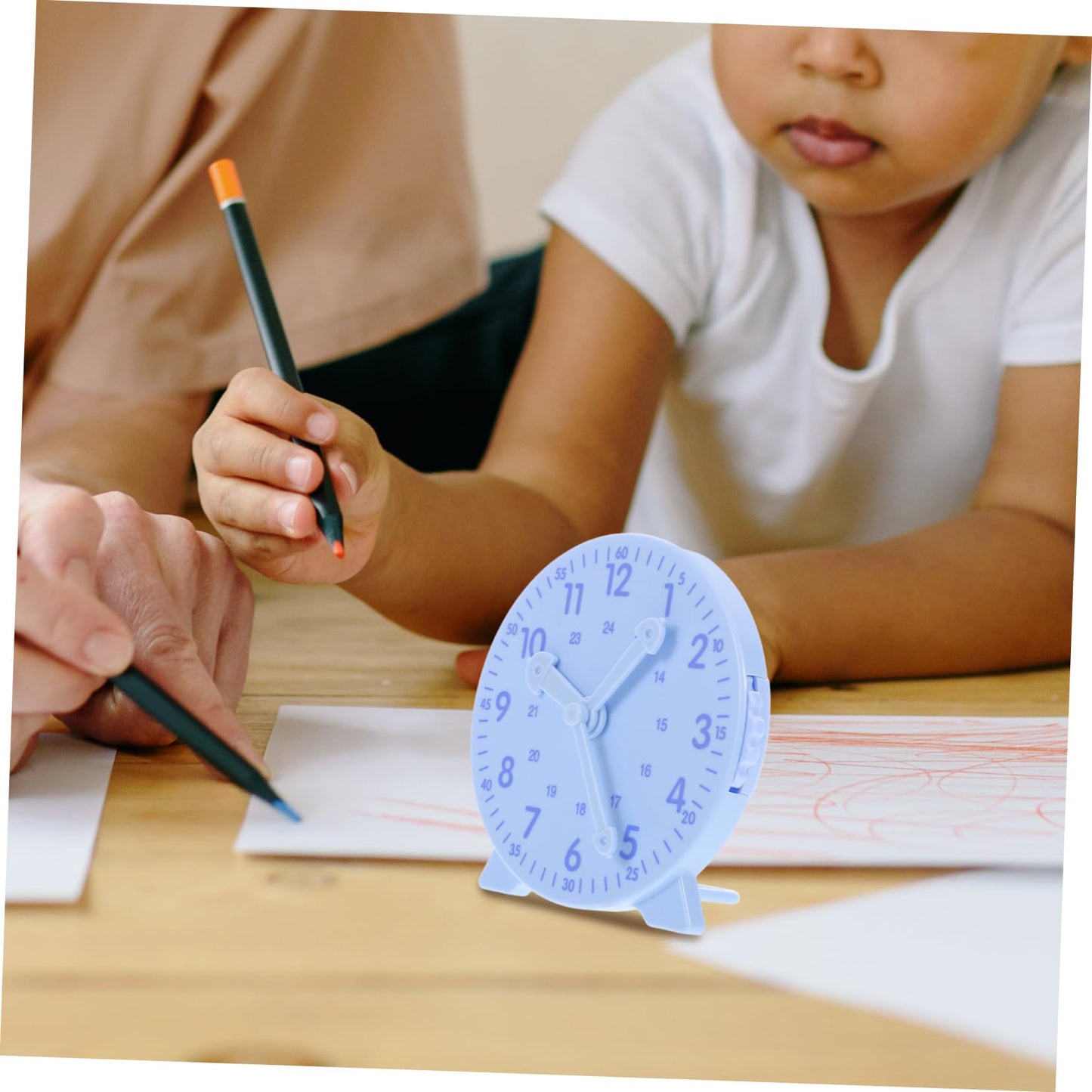 Abaodam Onderwijstijdklokmodel Educatieve Klaslokaal Leertijdklok Boeiende Tijdmanagementtool Voor Thuisonderwijs En Klasgebruik Hemelsblauw
